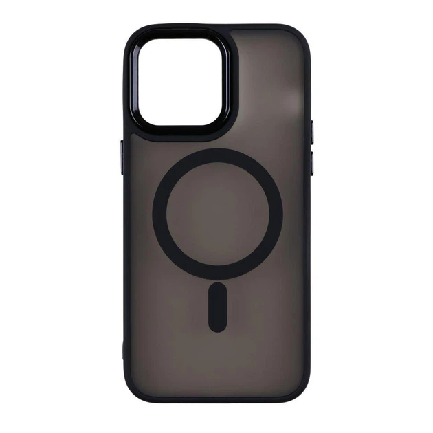Magnetic Matte Color+Glossy Frame MagSafe IPhone 11 2019 6.1" black