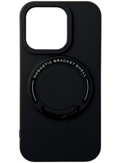 TPU Back Case Metal Stand MagSafe Box IPhone 11 2019 6.1" Black