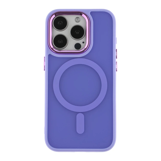 Matte Corrugated Camera MagSafe Cover IPhone 14 6.1 purple