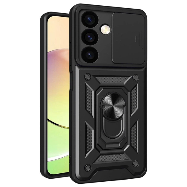 The Antishock Armor Samsung A05/A055 cover is black