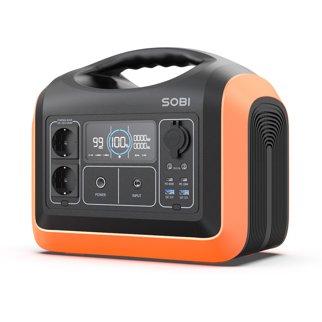 Зарядна станція Sobi 1200W (310000mAh; 992Wh)
