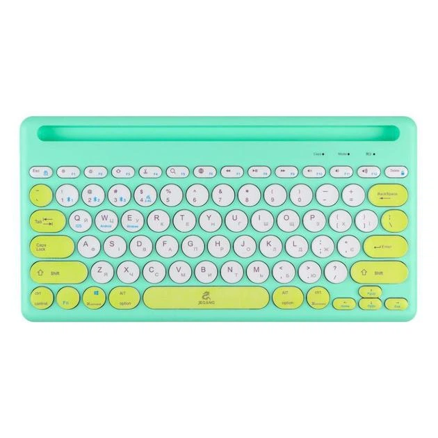 Wireless keyboard JEQANG JB-333 dual-model charging (Green)