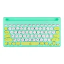 Wireless keyboard JEQANG JB-333 dual-model charging (Blue)