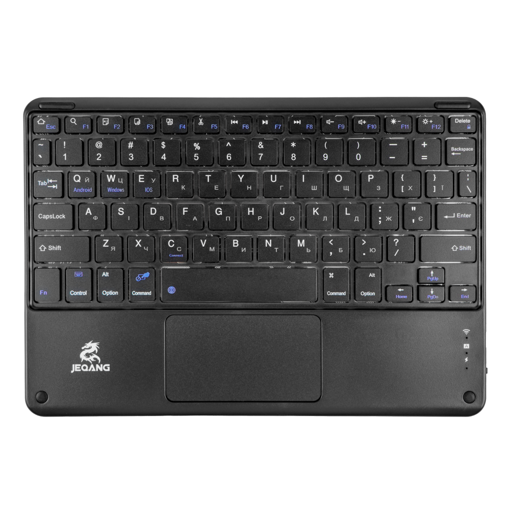 Wireless keyboard JEQANG JB-380 bluetooth charging (Black)
