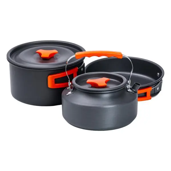 Set of tourist utensils 3 items 16,5/14,5/17,5 cm