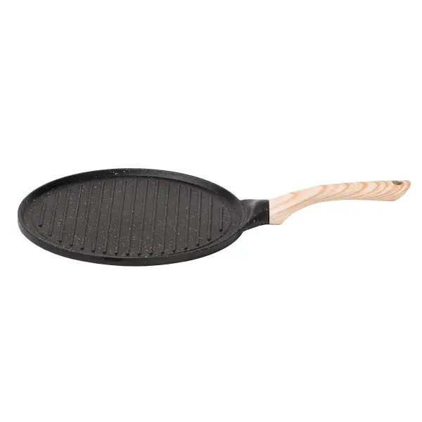 Frying pan for breakfast with a non -stick coating of 26.5 cm, black.