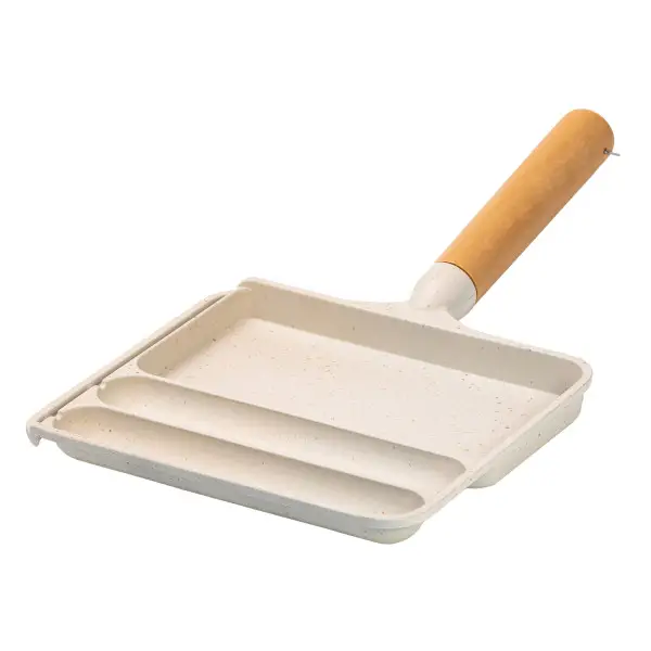 Breakfast frying pan with a non -stick coating 21*18.5*2 cm, black