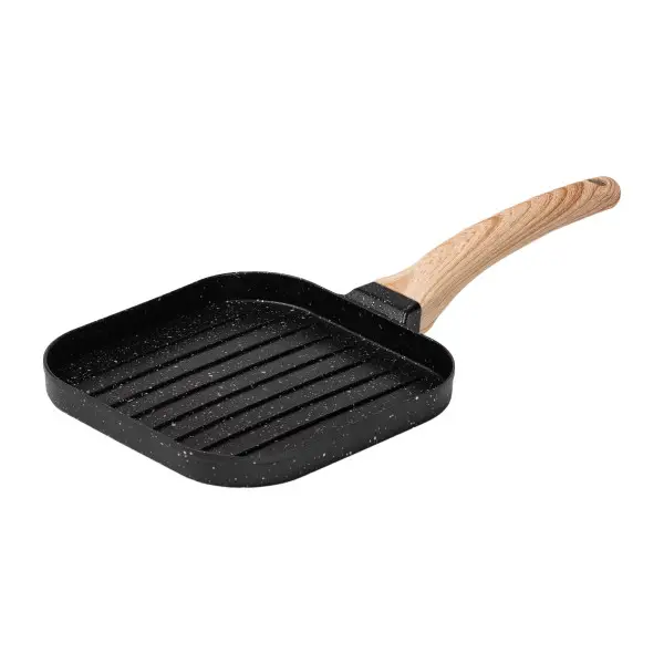 Frying pan with non-stick coating 18.3*18.1*2 cm, black