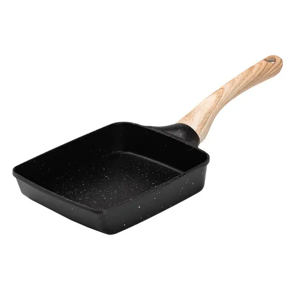 Tamagoyak frying pan with a non -stick coating 18.5*15*3.8 cm, black