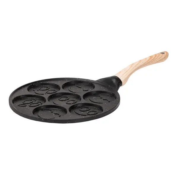 Pancake pancakes with a non -stick coating of 26.5 cm, black