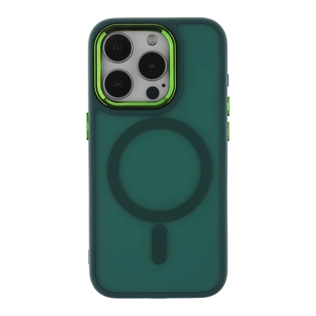Чохол Color Bumper Case (MagSafe) для iPhone 12 Pro Max Green