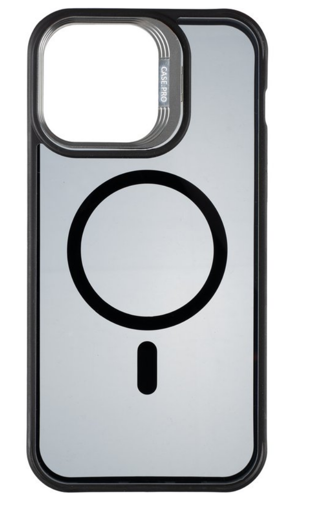 Чохол Elegant Bumper Case Camera stand (MagSafe) для iPhone 15 Black