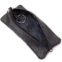 Leather key case (black)