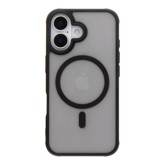 Space Color TPU+PC Drop-Protection MagSafe Cover for iPhone 16 black