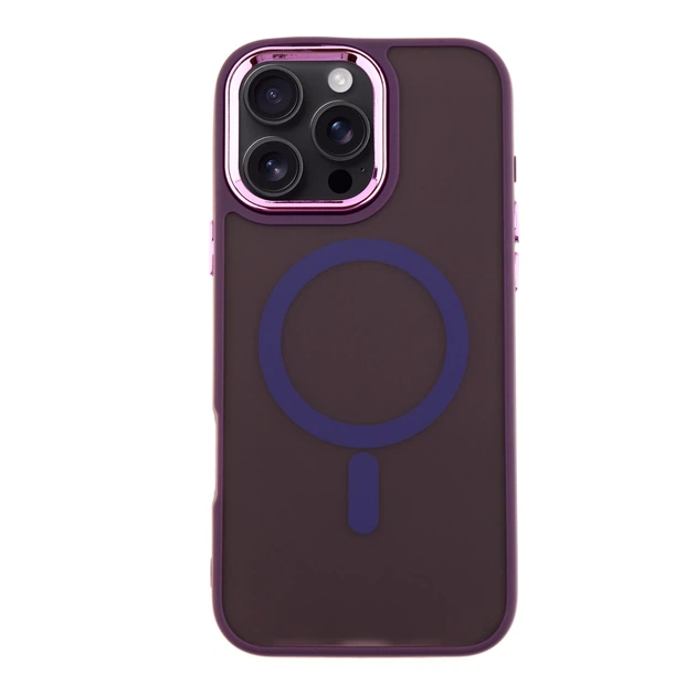 Space Color TPU+PC Drop-Protection MagSafe iPhone 16 Pro burgundy