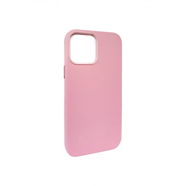 Накладка Leather Case WCMS +MagSafe Box IPhone 12/12 Pro рожевий
