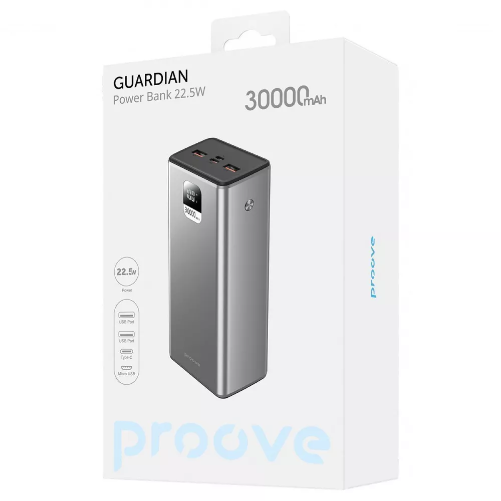 Павербанк Proove Guardian 30000 mAh 22.5W