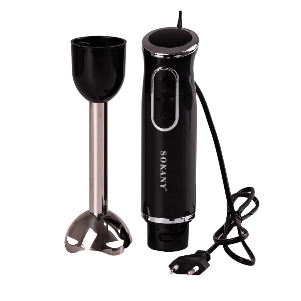 Sokany SK-1722 hand immersion blender made of stainless steel, black