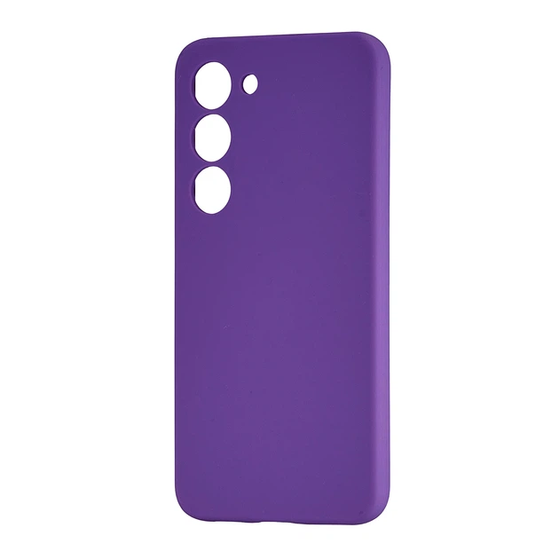 Cover FULL Liquid Silicone Case Samsung S23/S911 Purple