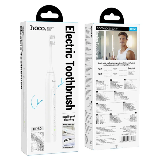 Hoco HP60 Wave Electric Toothbrush (White)