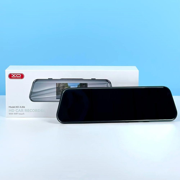 DVR XO XJ06 Mirrors of the rear view 5-inch/ wifi/ touch control (without card) (black)