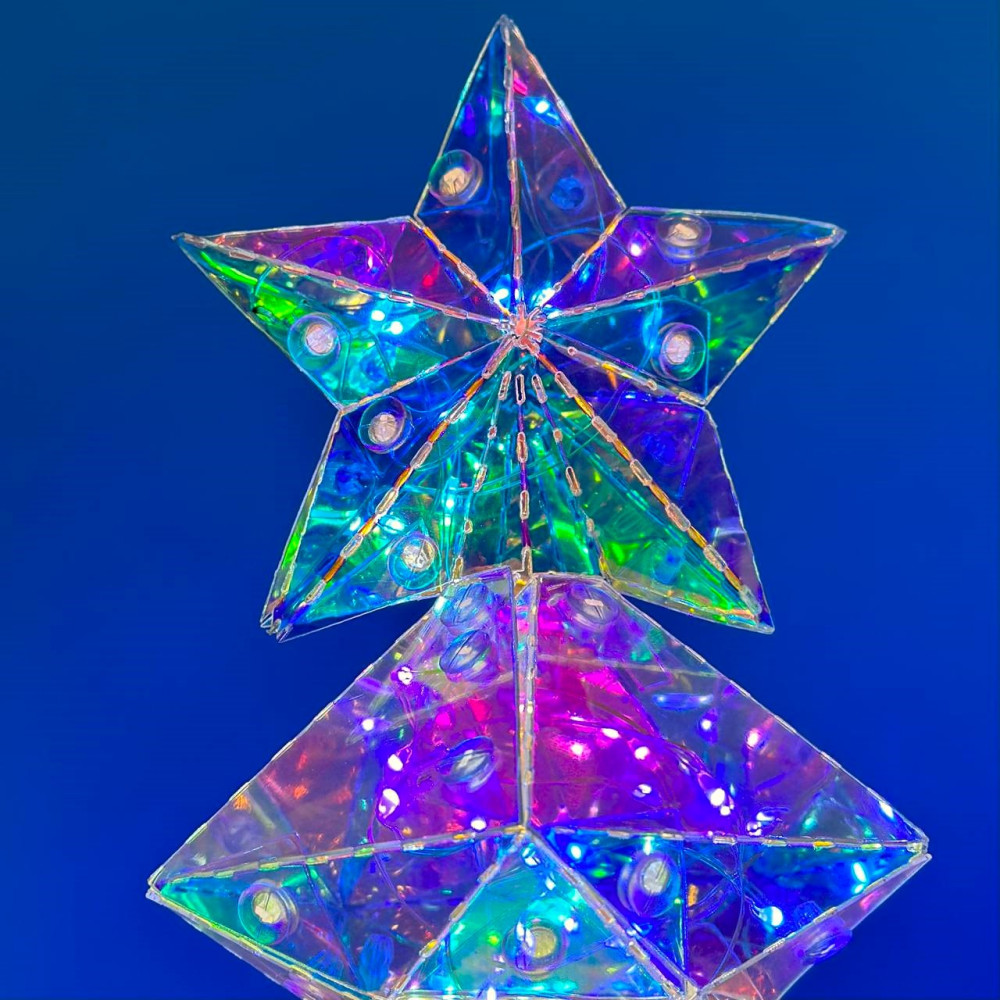 Світлодіодний нічник Christmas tree 30cm USB design №1