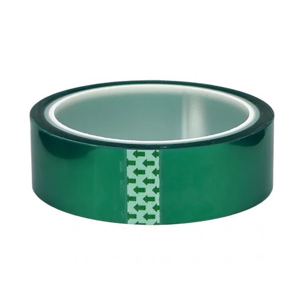 Heat-resistant Kapton tape green 50 mm (max t 250 gr)