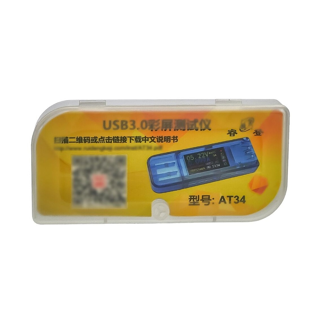 USB Charger Doctor AT34 багатофункціональний з РК-дисплеєм (USB 3.0, 30V, 4A)