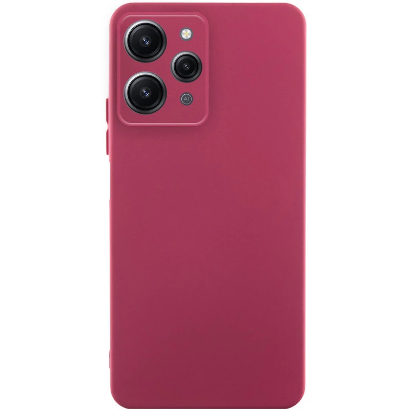 Силікон FULL Cover Xiaomi Redmi 12 Burgundy