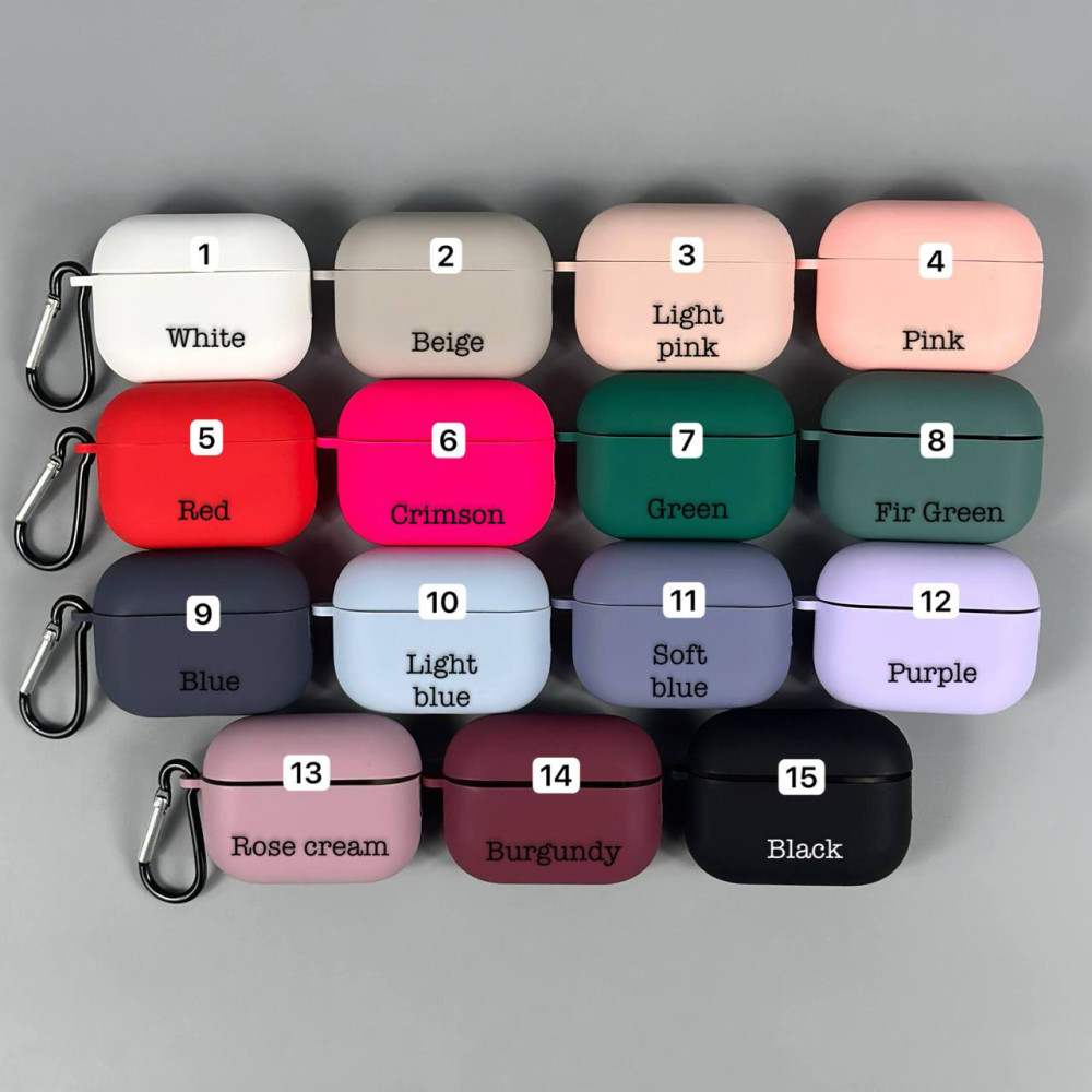 Silicone case Hang Case Colorful для AirPods Pro 2 чорний