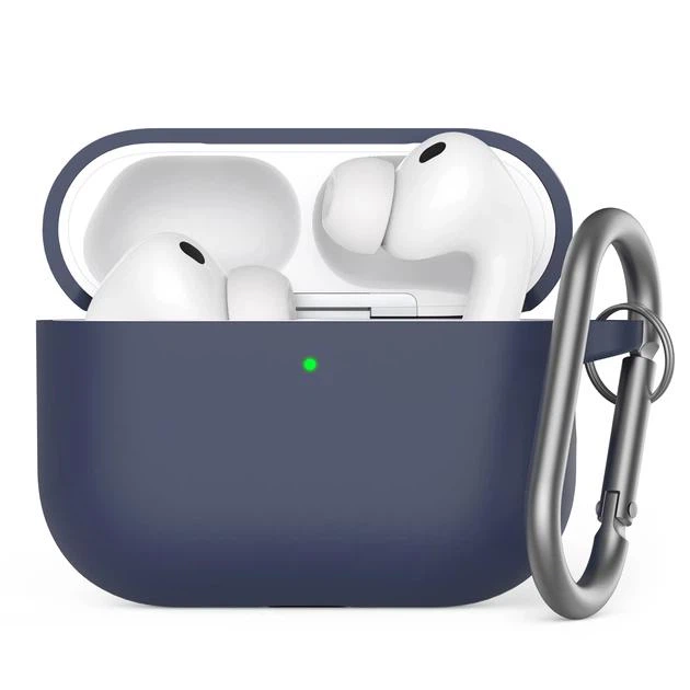 Silicone case With apple for AirPods Pro 2 blue