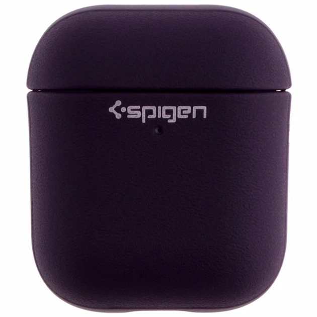 Silicone case Spigen Ring Leather Armor для AirPods 1/2 (Фіолетовий)