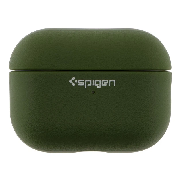 Silicone case Spigen Ring Leather Armor for AirPods Pro 2 (Зелений)