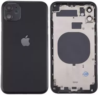 iPhone 11 case (with buttons and SIM tray) Black