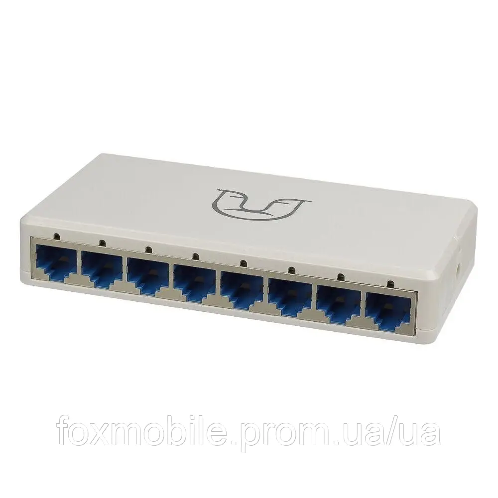 Комутатор Alfa S108 switch 10/100Mbps 8 портів white