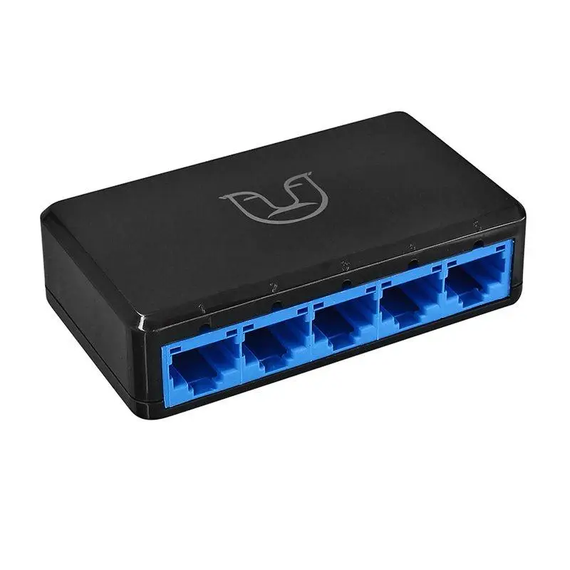 Комутатор Alfa S805 switch 10/100/1000Mbps 5 портів black