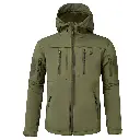 Tactical demi-season jacket Eagle Soft Shell JA-23 on fleece Green Olive S