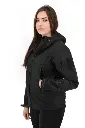 Women's Tactical Eagle Soft Shell Jacket with Fleece Black 2XL