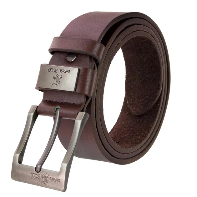 Men's Bolo Belt Bekele Hawk B-01 125 cm Brown