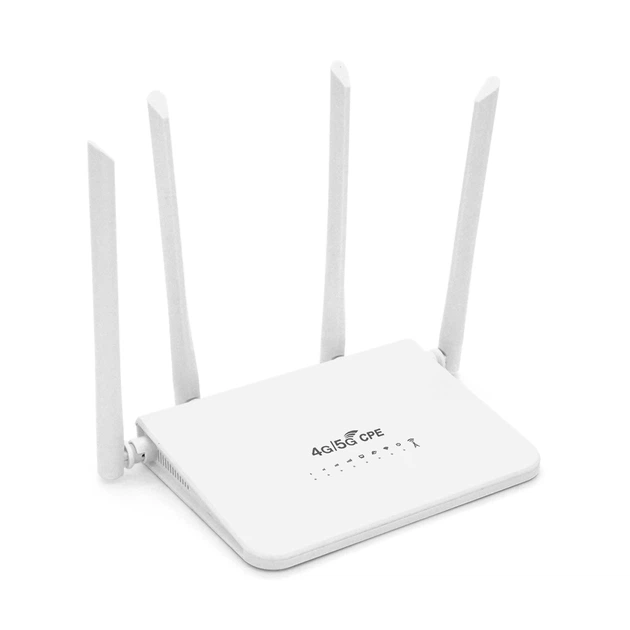 Wi-Fi router CPE R103, 4G/5G, from SIM card 300Mbps 5V/1A (White)