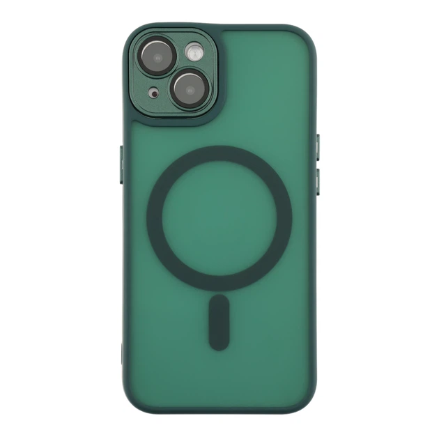 Накладка Space Color TPU+PC Drop-Protection MagSafe IPhone 13 2021 зелений
