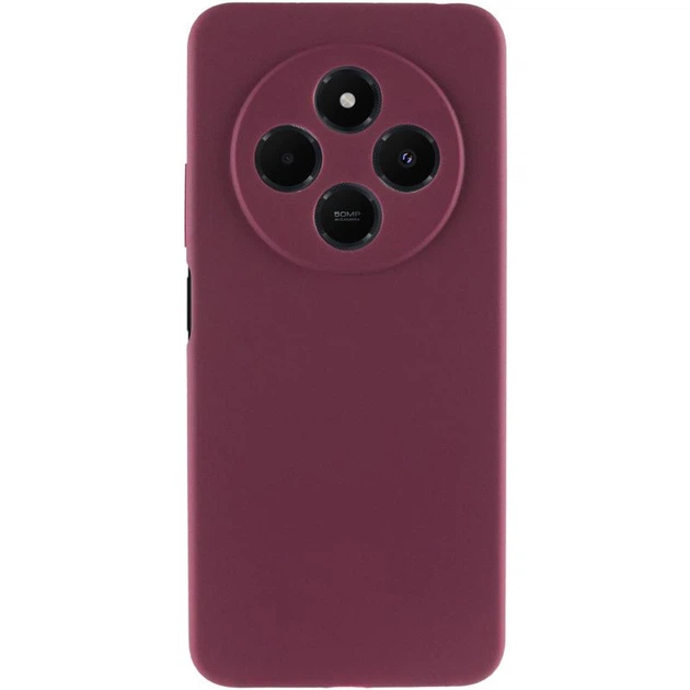 Силікон Xiaomi Redmi 14c Smitt бордовий тех.пак