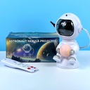 Проектор Astronaut Star з місяцем RGB Bluetooth (21см) (Білий)