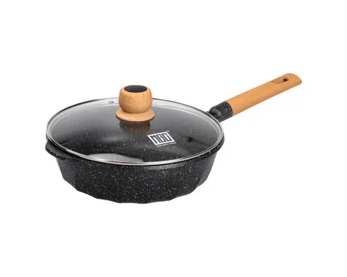 The aluminum mgc 4.3 l with non -stick coating, black.