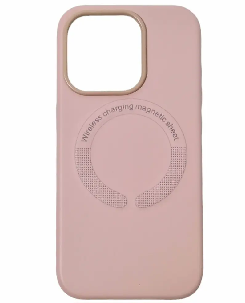 Cover Leather Case WCMS +MagSafe Box IPhone 13 Pro pink powder