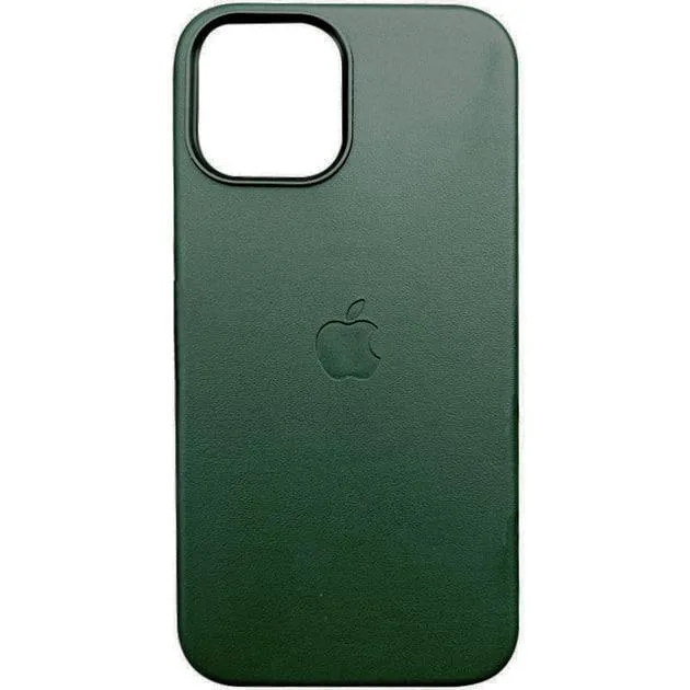 Cover Leather Case WCMS +MagSafe Box IPhone 13 Pro green