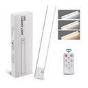 LED lamp 80-4S with remote control, battery, motion and light sensor 80 cm 4.5W aluminum silver