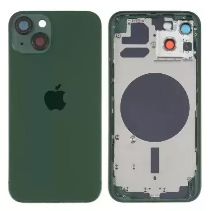 Корпус для iPhone 13, зелений, з тримачем SIM-картки, з боковими кнопками