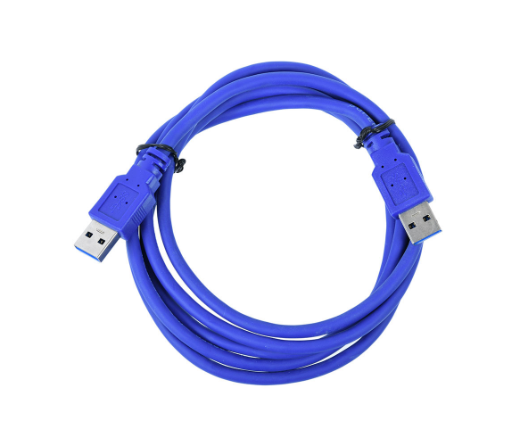 USB-USB cable (male-male) blue 3.0 1.5m
