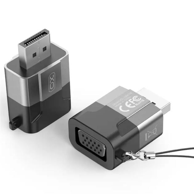 Adapter XO GB016 DP to VGA female (Gray)